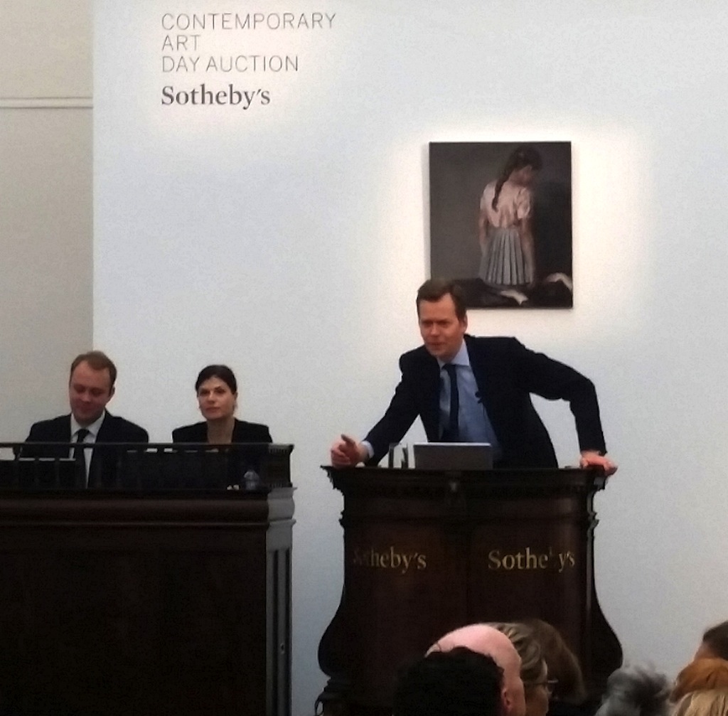Parasol Unit art auction at Sothebys, 18 October 2014