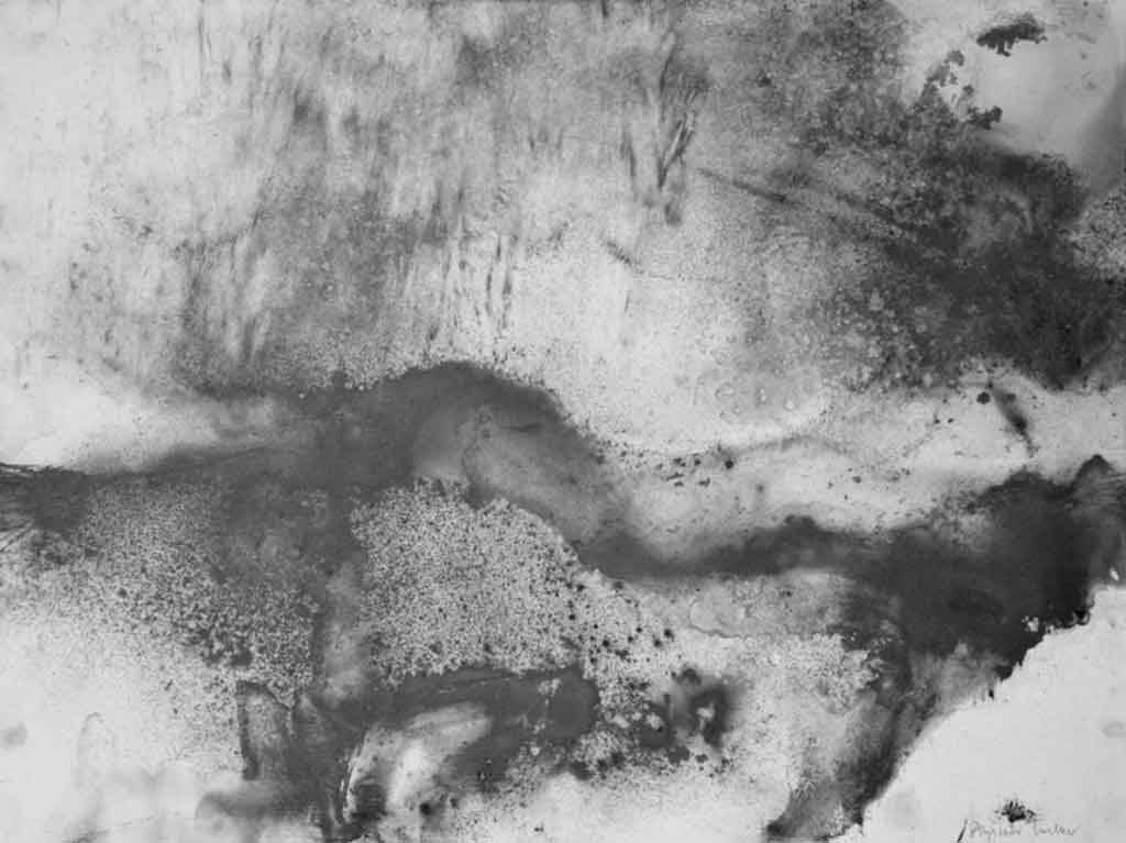 Alistair Tucker 2014: To Breathless Nature's Dark Abyss, graphite on paper, 56cm x 76cm