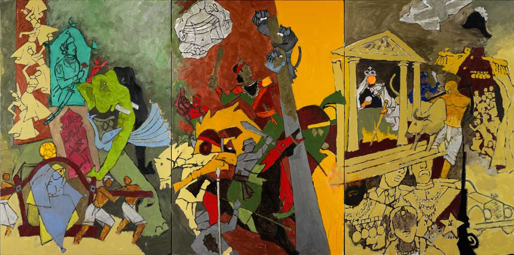 Last of the master: Final paintings of M F Husain